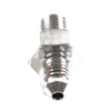 AN-3 Metric Car 3 / 8-24 UNF Stainless Steel Brake Fittings Adapter
