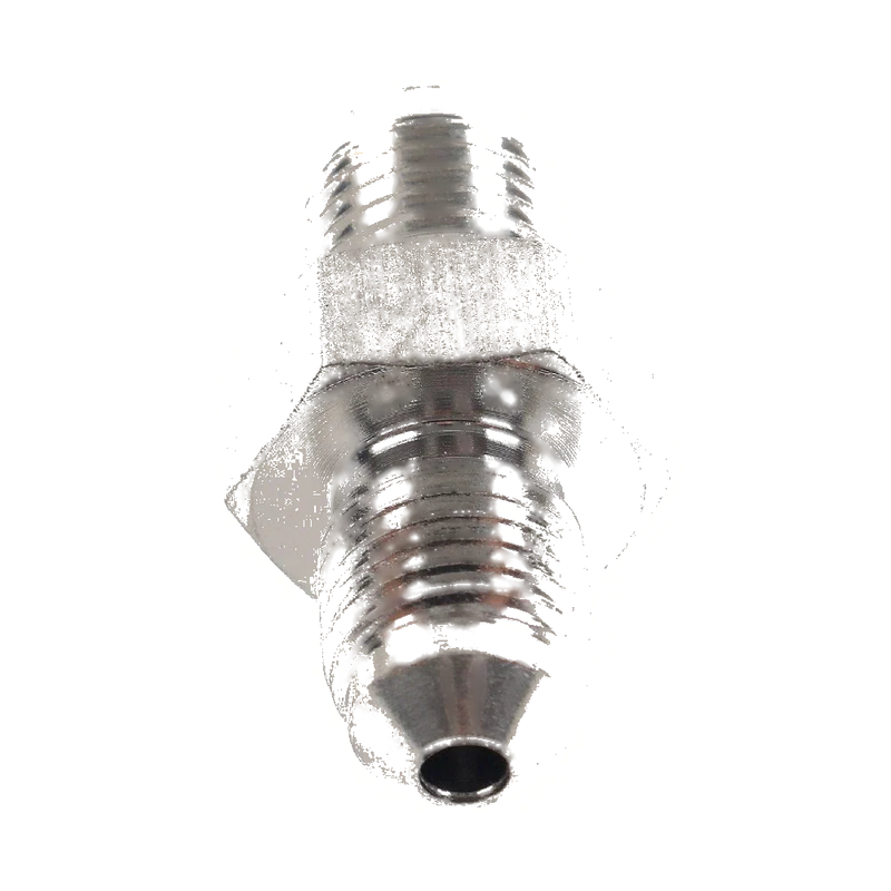 AN-3 Metric Car 3 / 8-24 UNF Stainless Steel Brake Fittings Adapter