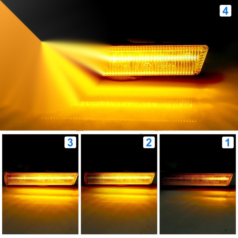 BMW E36 Sequentia Clear LED Side Marker Light