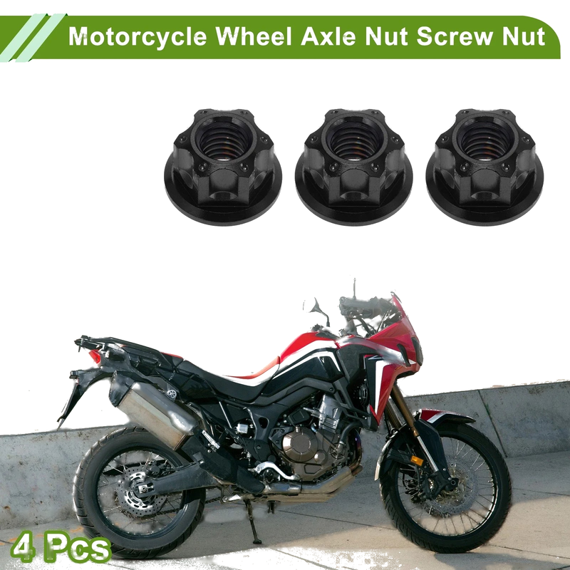Cars / Motorcycles / Bicycles 4Pcs Wheel Axle Nut Screw Nut M8 x 1.25