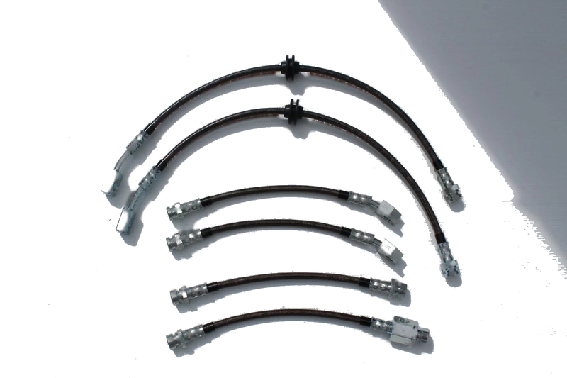 VR VS IRS Commodore VY HSV C5 Front Upgrade Braided Brake Hose Set (6)