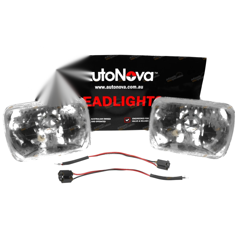 Multi Reflective Lens 200mm x 142mm Headlight Head Lamp H4 Conversion+Park