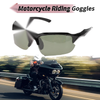 Motorcycle Riding Goggles Dark Green Lens Black Frame Tri-acetel Cellulose PC