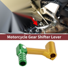 Bosuer Cheetah Gold Tone Green Foldable Shifter Lever