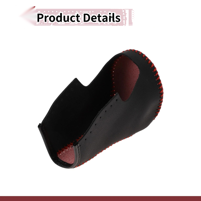 Honda Accord 2008-2012 Black Red Leather Car Gear Shift Knob Cover