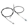 YAMAHA PEEWEE PW50 Front Rear Drum Brake Cables (1997-2009)