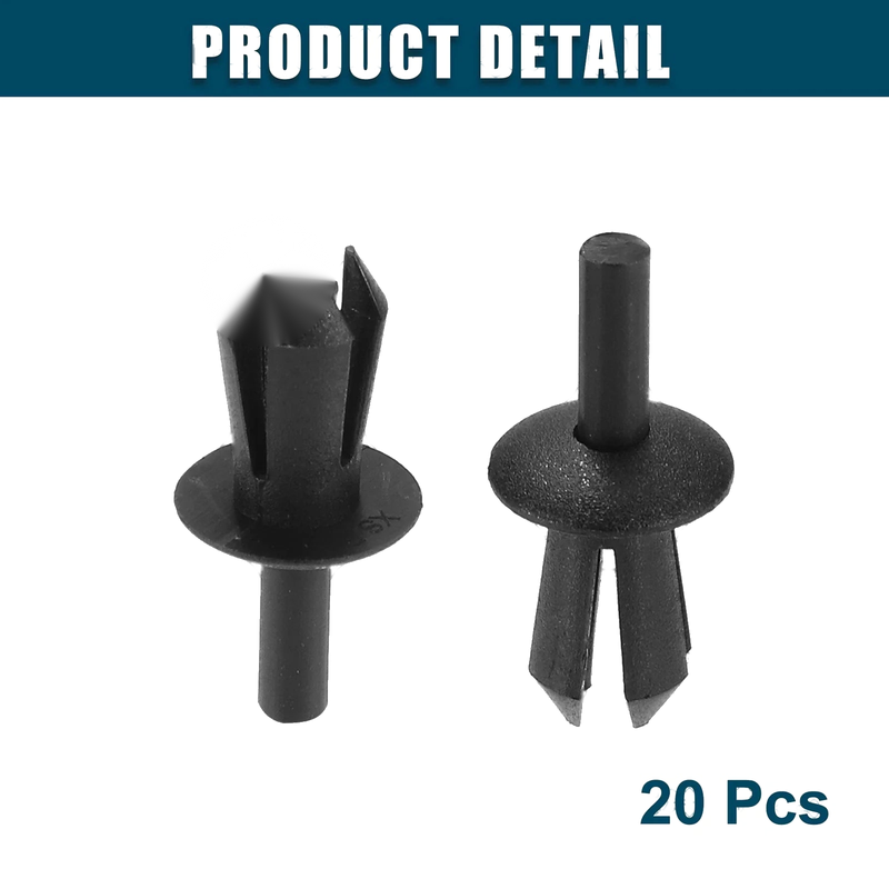 BMW 128i Black Fender Liner Clips Replacement 20 Pcs