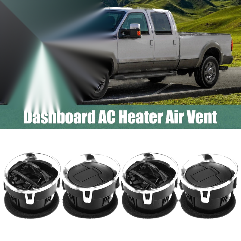Ford F-150 4 Pcs Front Dashboard AC Heater Air Vents (2009-2014)