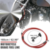 Motorcycle ATV Braided Brake Lines/160cm 10mm/Oil Clutch Hoses Line Pipe