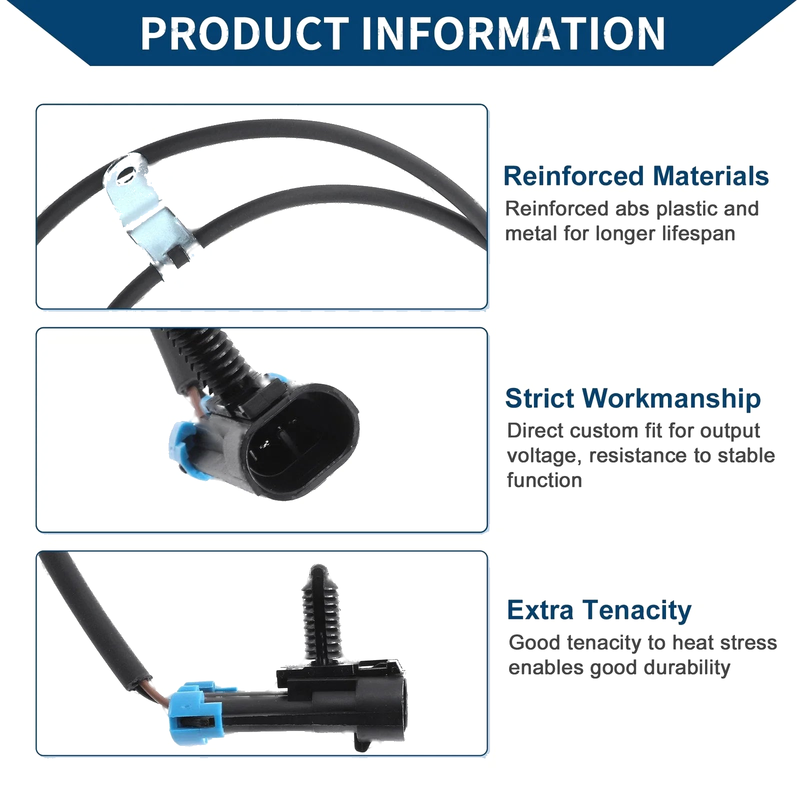 Chevrolet C3500 ABS Wheel Speed Sensor