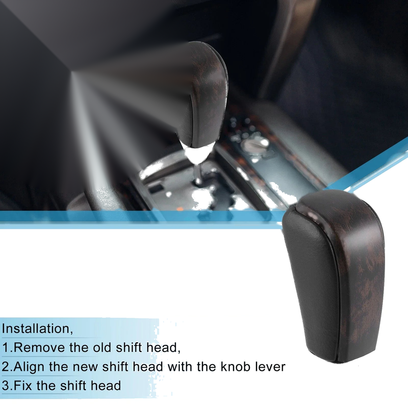 Toyota Land Cruiser Gold Tone Black Gear Shift Knob Shifter
