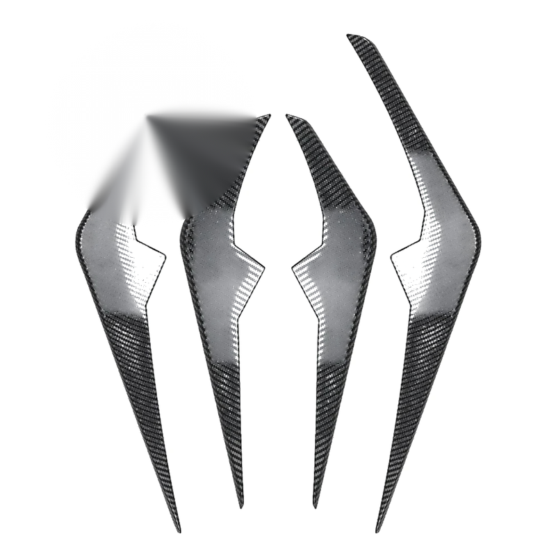 BMW X6 G06 Carbon Black Front Bumper Side Air Vent Trim Cover (23-25)