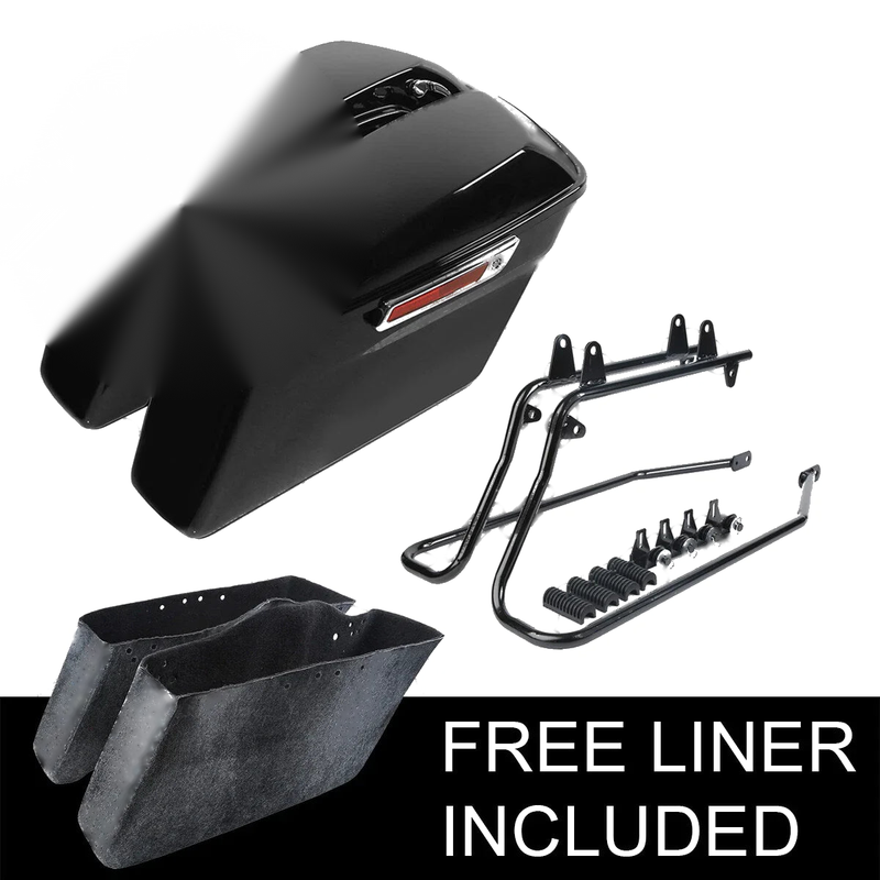 Harley Softail Deluxe Fatboy 1984-2017 Saddlebag Conversion Bracket