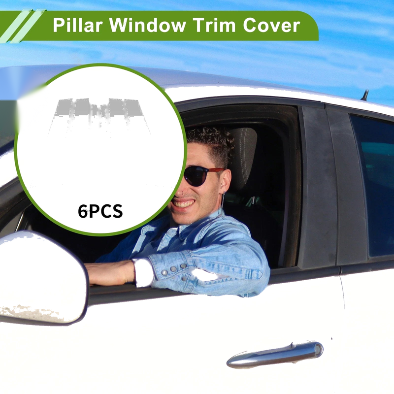 BMW 3-Series (2019 - 2022) Silver Tone 6 Pcs Door Pillar Window Trim