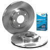 Mazda 3 Front Disc Rotors with Brake Pads (2004 - 2014)