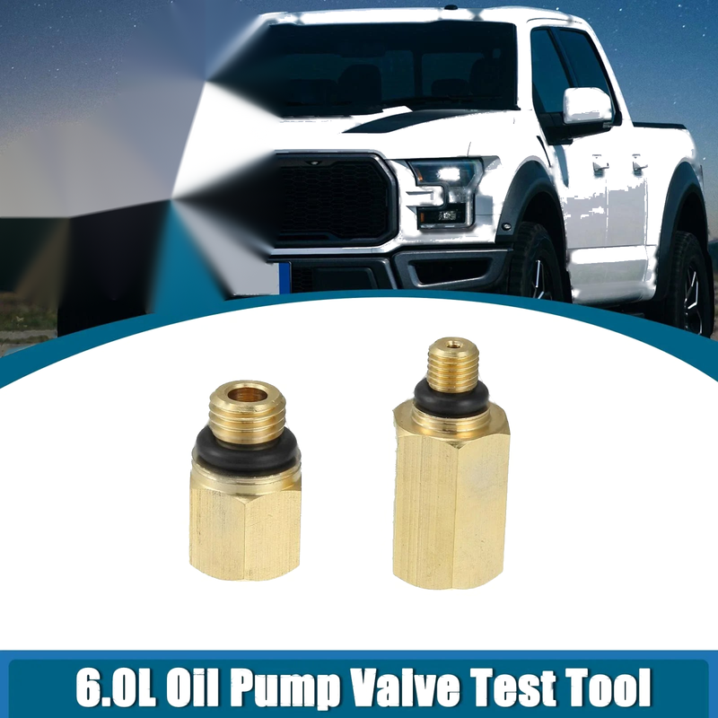 Ford 6.0L High Pressure Oil System Fuel Rail Adapter Test Tool Gauge