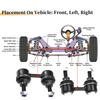 Chevrolet Prizm Front Stabilizer Sway Bar Link (1998 - 2002)