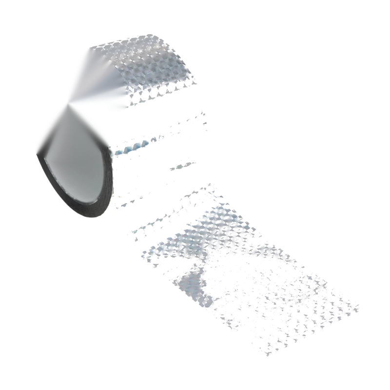 Car, Motorcycle and Boat Laser Silver Tone Pinstripe Tape 70mmx50m