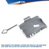 BMW 1 Series Ice Silver Metallic Front Bumper Tow Hook Cover