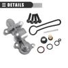 Ford (2003-2007) Silver Black 1 Set Fuel Pressure Regulator Kit
