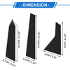 Kia Optima (2016-2020) Black 6 Pcs Door Pillar Window Trim