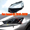 Lexus IS Left Side Headlight Lens Cover Shell + Glue (2016–2020)