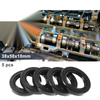 Oil Seal 38x58x10mm Rotary Shaft Seal Nitrile Rubber 5 Pcs