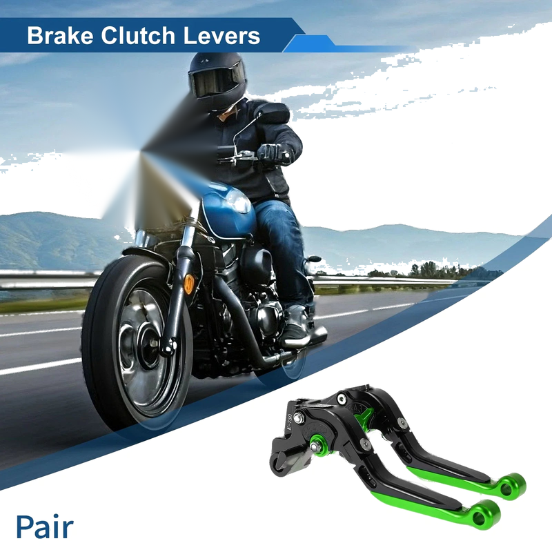 Brake Clutch Levers / 2x Adjustable Short Long / Kawasaki NINJA650R