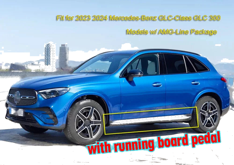 Mercedes GLC 300 AMG-Line 4x Mud Flaps Splash Guards Mudguard (2023–2024)