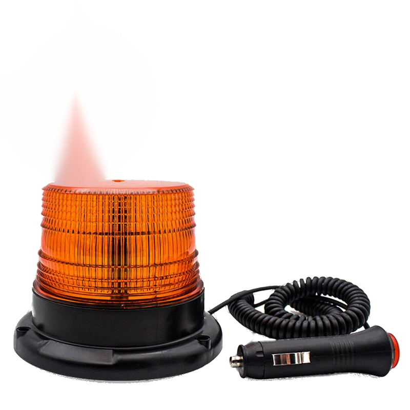 Car Auto Amber Magnetic 12V 24V Flashing Strobe LED Light