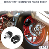 Motorcycle 2 x 14mm Aluminum Alloy Plastic Motorcycle Slider Frame