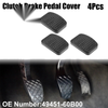 Suzuki Aerio 4 Pcs Black Clutch Brake Pedal Covers (2001-2007)