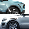 Car Decoration 4 x Universal Black Racing Wheel Eyebrow Stickers