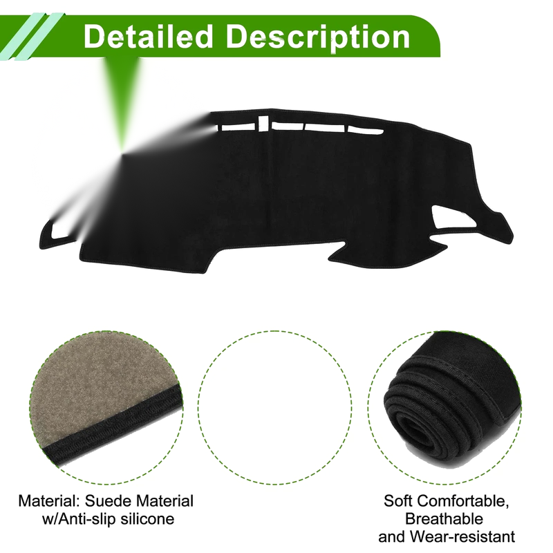 Honda Civic Type R FK7 FK8 FC1 (2017-2024) Black Dashboard Cover Mat
