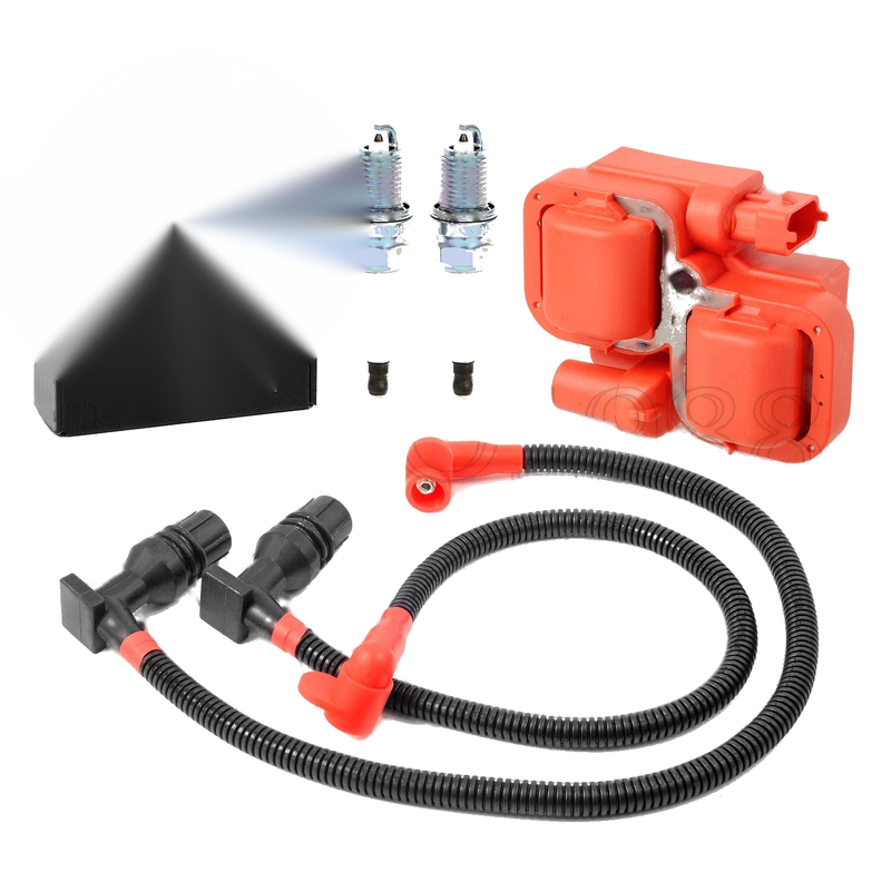 Polaris RZR S 800 Ignition Coil & Spark Plug w/Wire Cap (2011-2014)