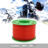 Motorcycle 18M Silicone Fuel Petrol Oil Pipe Tube Hose Line 5mm Red