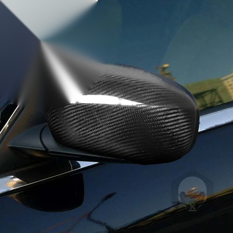 Chrysler 300C 2003-2011 REAL Carbon Fiber Rearview Mirror Cap Cover Trim Fit