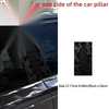 Honeycomb Style Vehicle Upgrade 2x Car B Pillar Waterproof Decal
