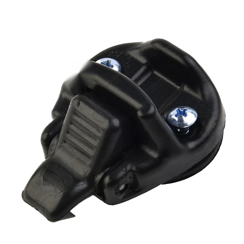 MB Glass Lock Buckle Black Plastic