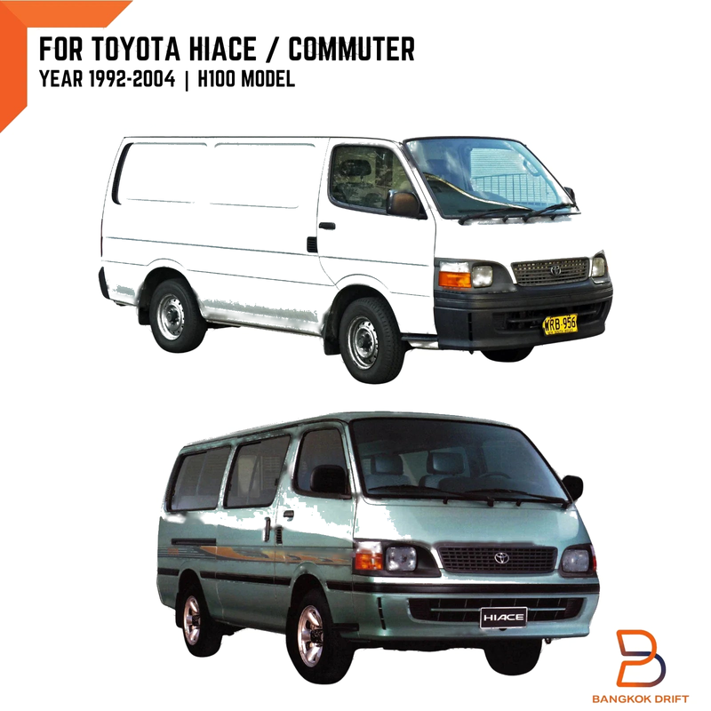 Toyota Hiace Commuter Visor Rain Shield Wind Deflector (1992-2004)