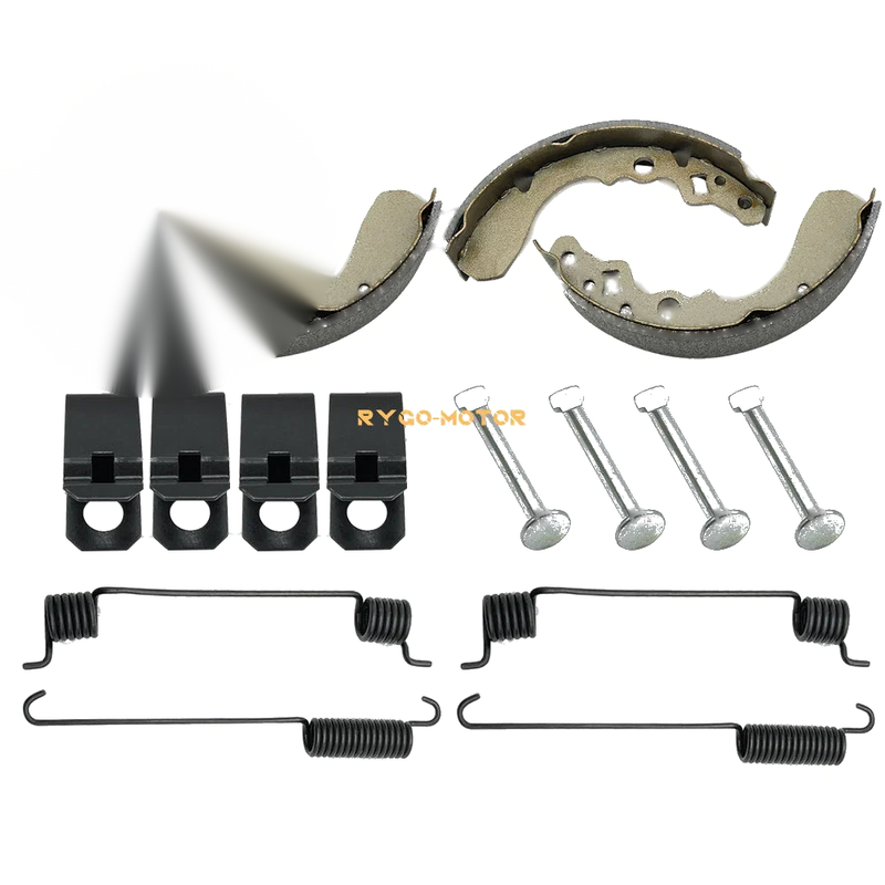 Suzuki QuadRunner 250 Brake Shoes Springs Pins (1987–2002)