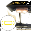 Jeep Wrangler JK Blue Front Rear Roof Reading Light Trim Covers (2011-2017)
