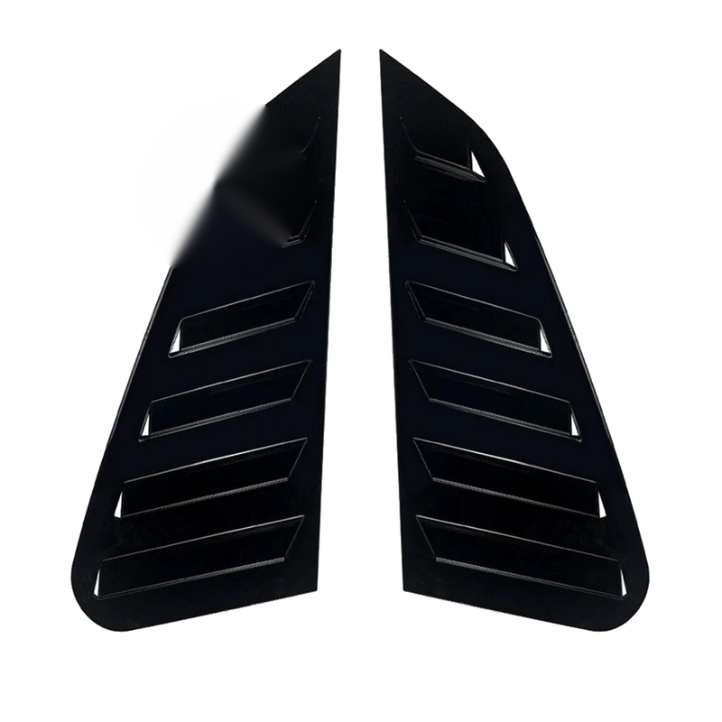 Subaru Impreza WRX Gloss Black Rear Window Louvers (2011-2014)