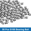 G100 8.0mm Bearing Ball Steel G100 Precision Silver Tone 50 Pcs