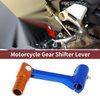 Bosuer Cheetah Blue and Orange Folding Gear Shifter Lever