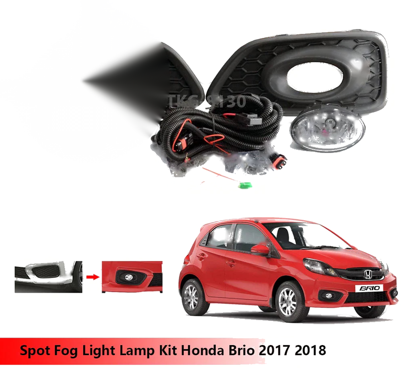 Honda Brio 2 x Spot Fog Light Lamps Kit (2017-2018)