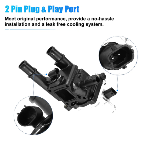 Chevy Cruze Sonic Engine Coolant Thermostat Housing (2011-2028)