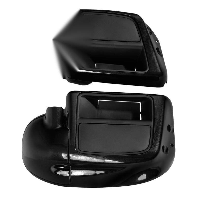 Harley Electra Street Glide (2014-2025) Black Quartz Lower Vented Fairings