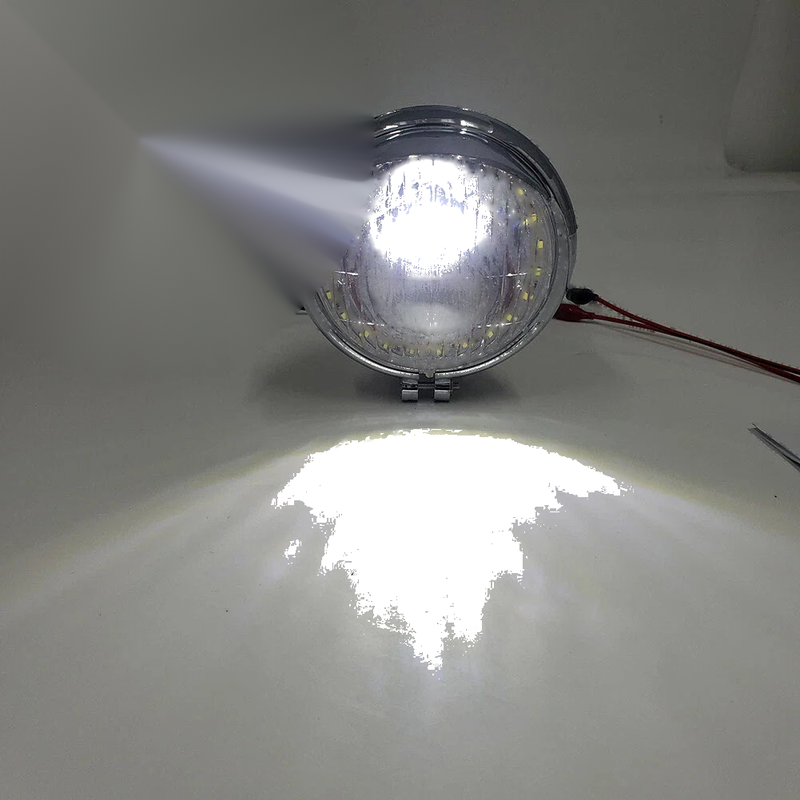 Harley Honda Suzuki Motorcycle Chrome Fog Light Lamp