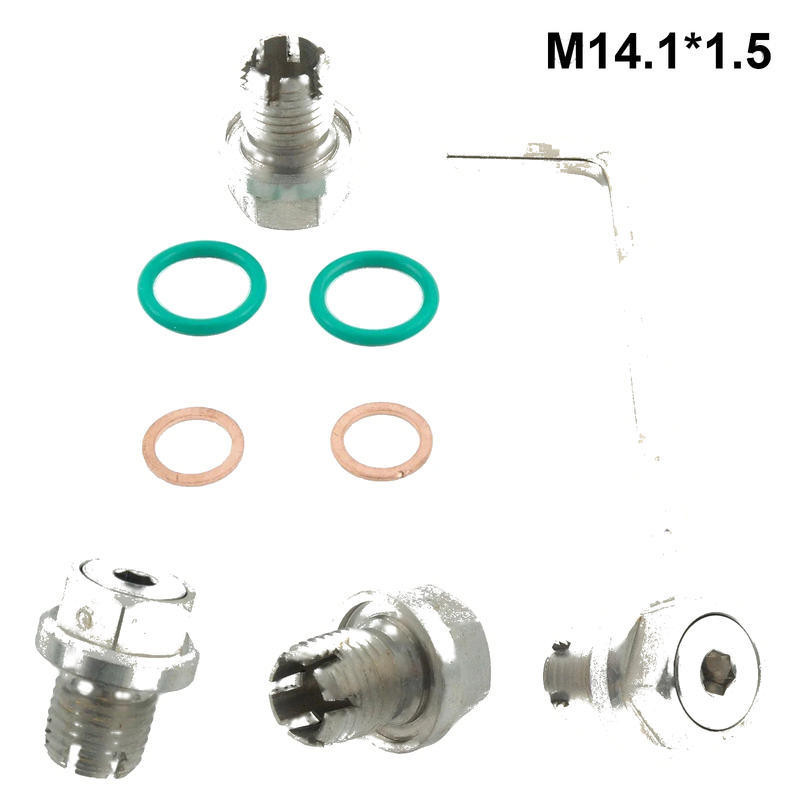M14.1-1.5x15mm Piggyback Drain Plug Self-Tapping Oil Pan Thread Repair